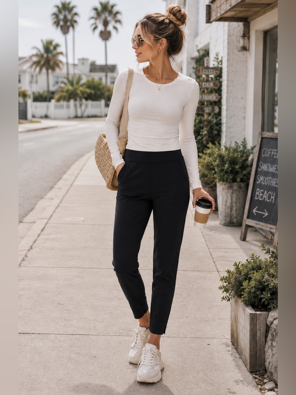 Athleta Brooklyn Ankle Pants – Black – Size 2